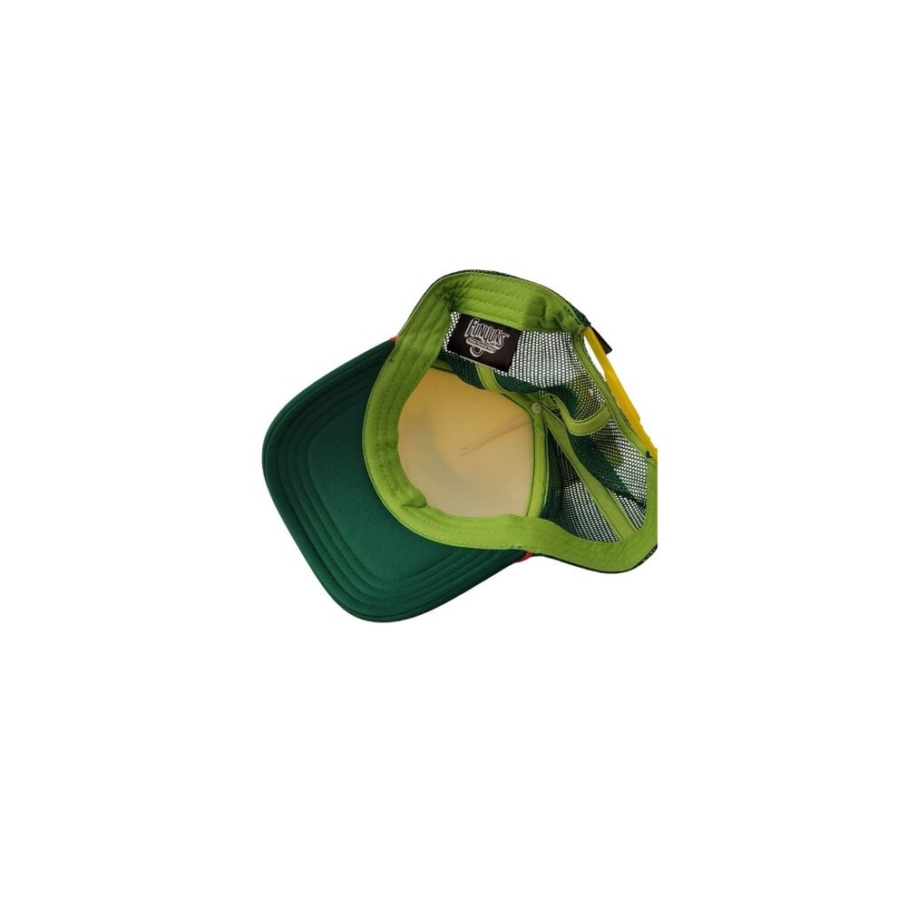 Funyuns Trucker Hat Yellow Green Mesh Snapback Onion Flavored Rings NWT - Picture 5 of 9